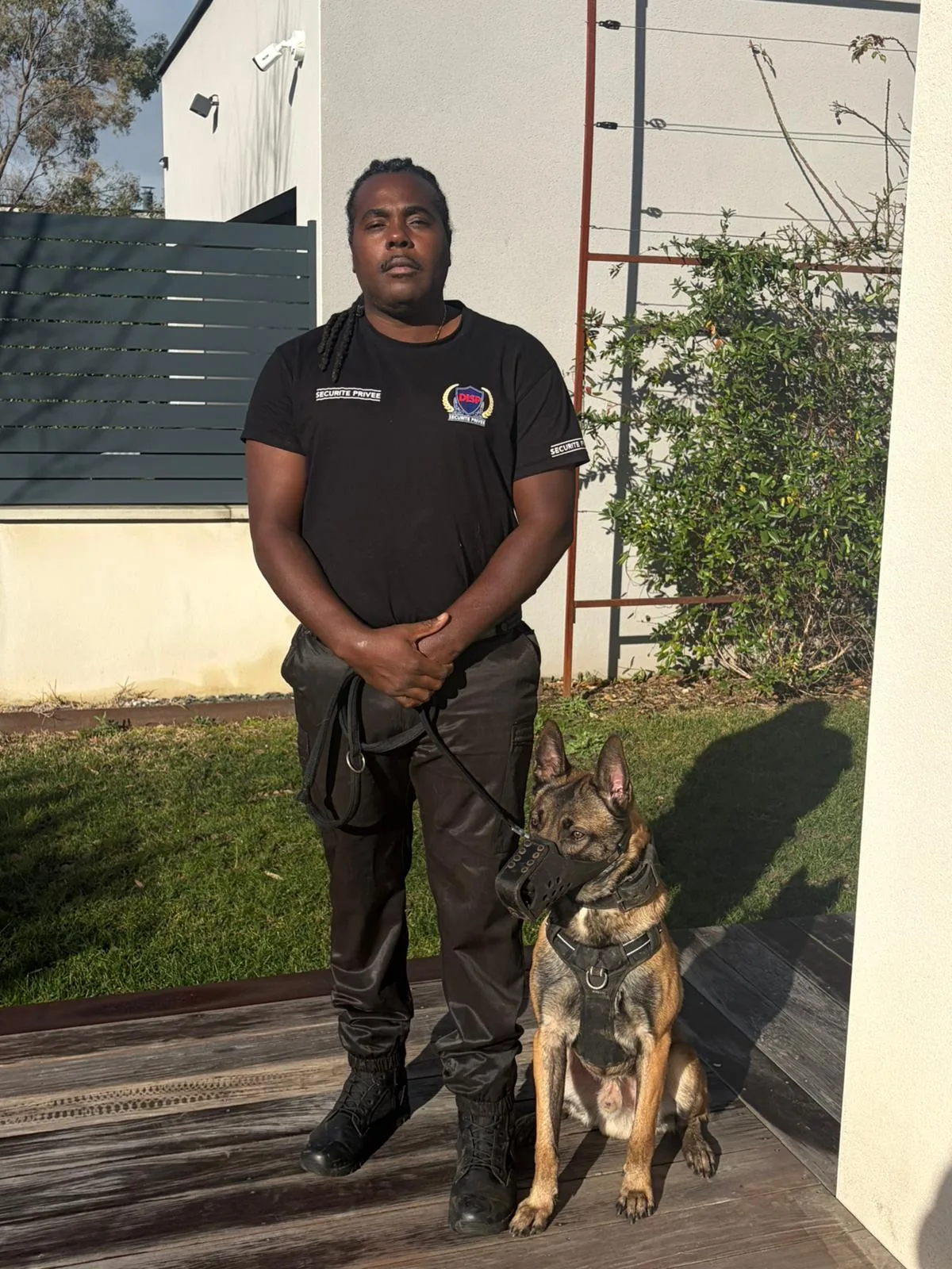 Emile Fanchone, fondateur et PDG de DDI Sécurité Privée (Du Domaine Ikenna SASU), éducateur et dresseur canin agréé CNAPS